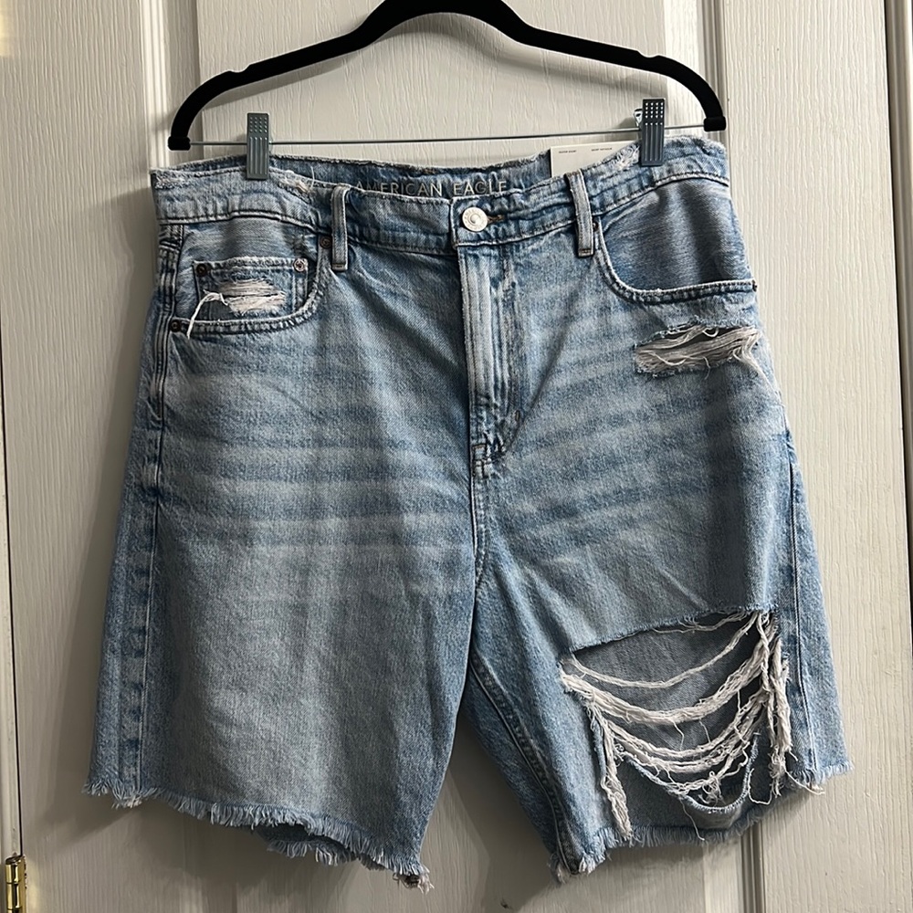 American Eagle Distressed Denim Shorts